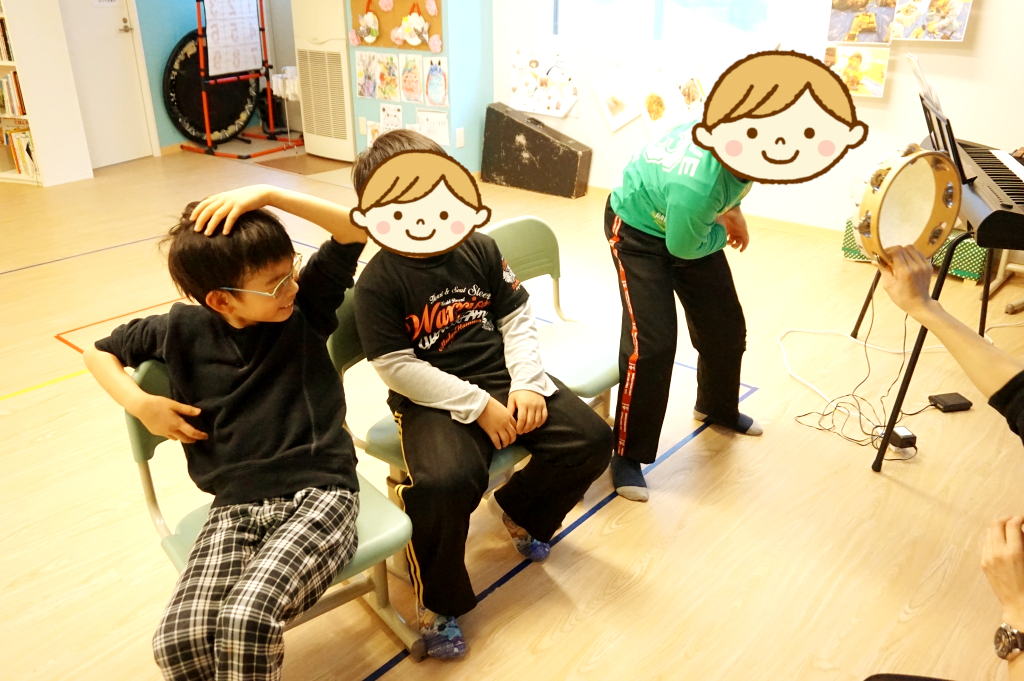 小学生チームは楽器ごとにパートがあります。