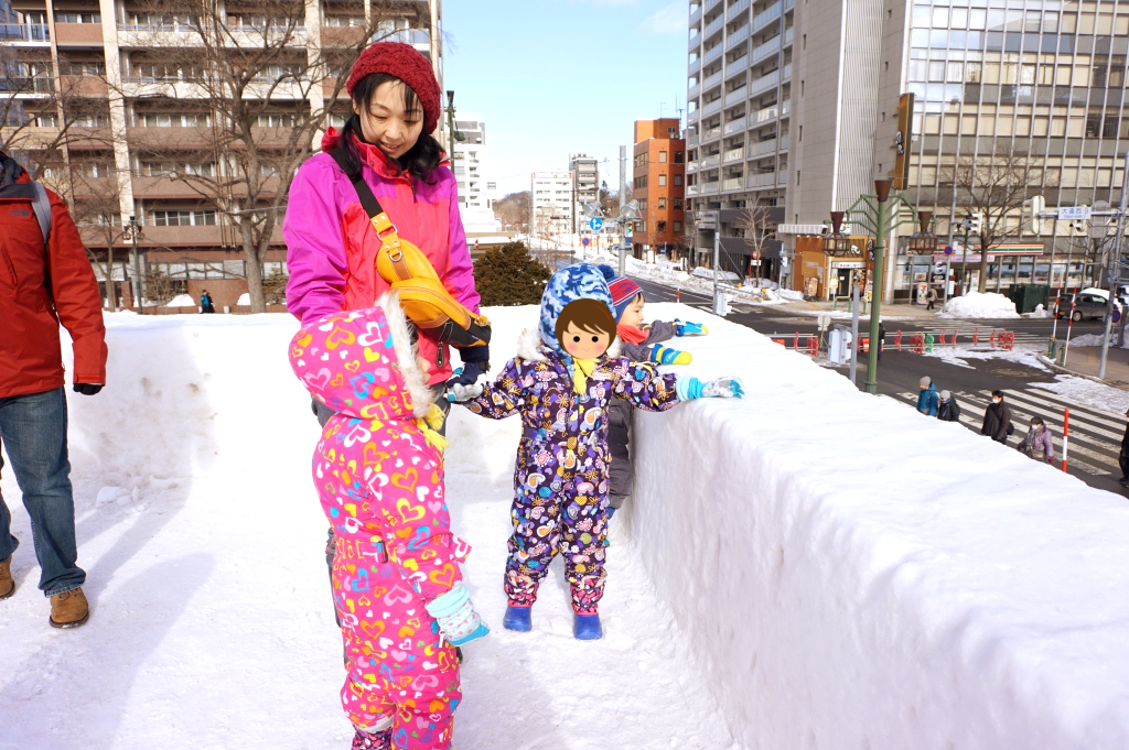 高いね~!横のビルで4階くらいかな??
