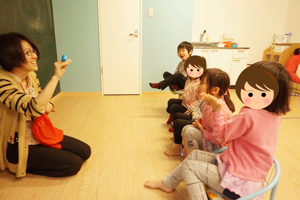 目玉くんにご挨拶