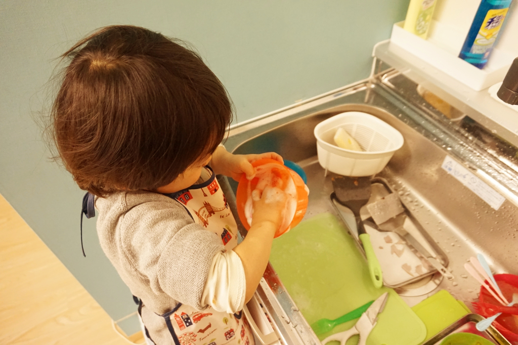 食器の洗いも出来ていますね♪