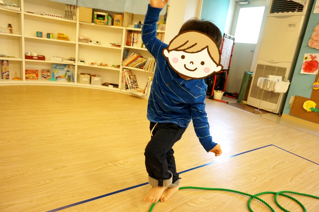 落ちないように・・上手だなぁ(゚∀゚)