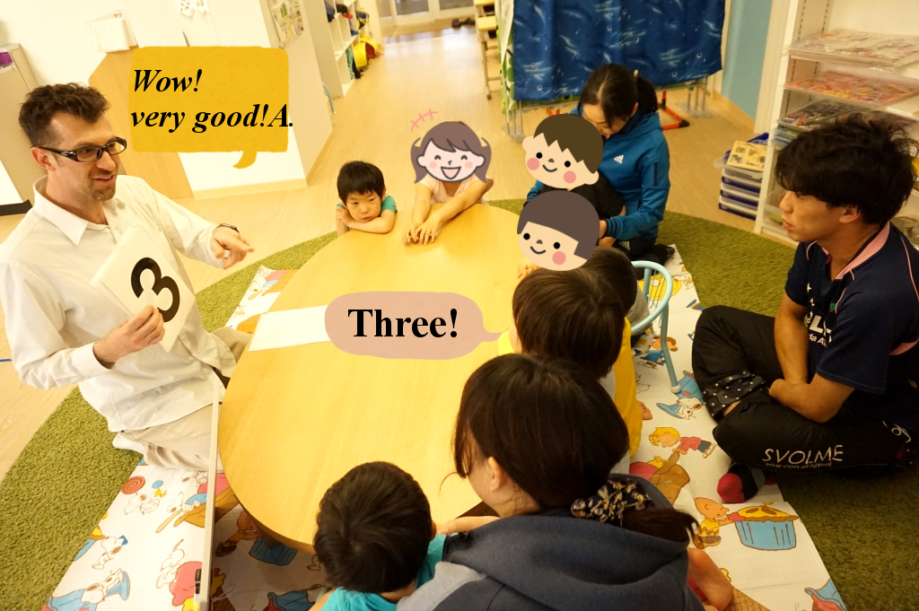 次は英会話のレッスン♪