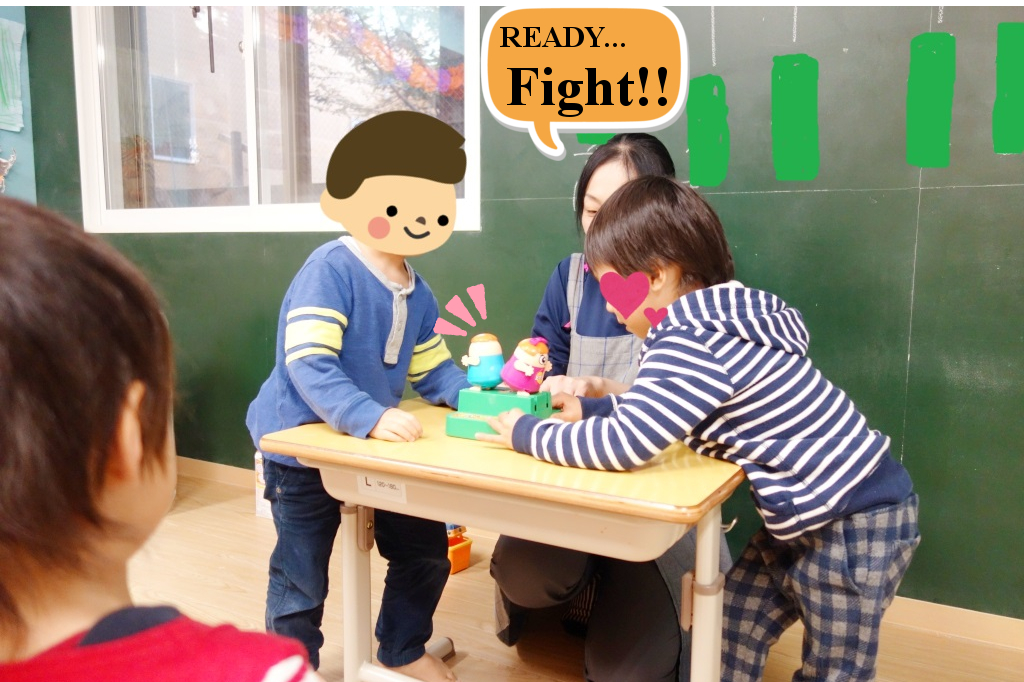 午後の部はゲームも。