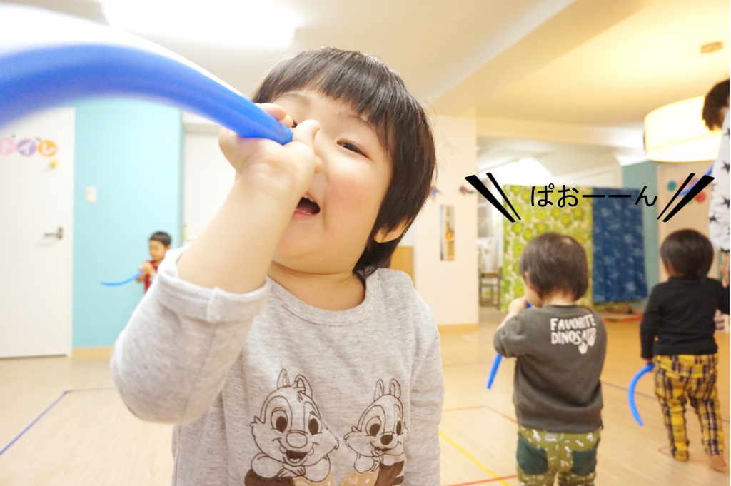 こちらはぞうさん。水を掛けられています。(笑)